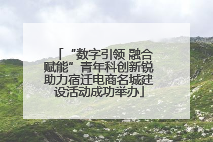 “数字引领 融合赋能”青年科创新锐助力宿迁电商名城建设活动成功举办